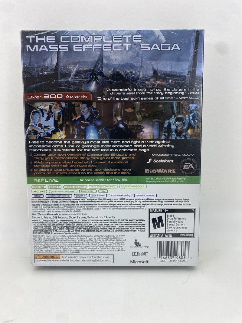 Xbox 360 Mass Effect Trilogy (sealed)