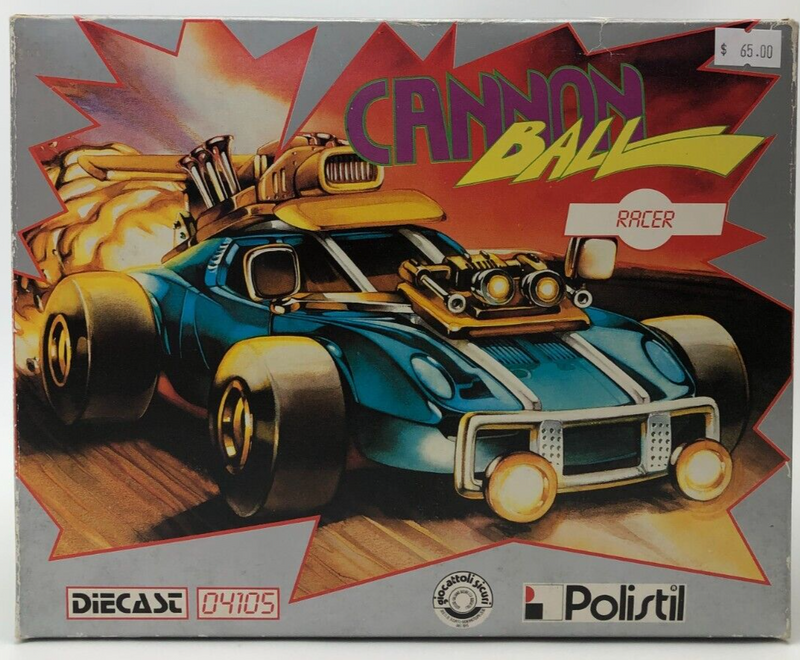 Cannon Ball Racer Vintage Toy Car 1983 Polistil