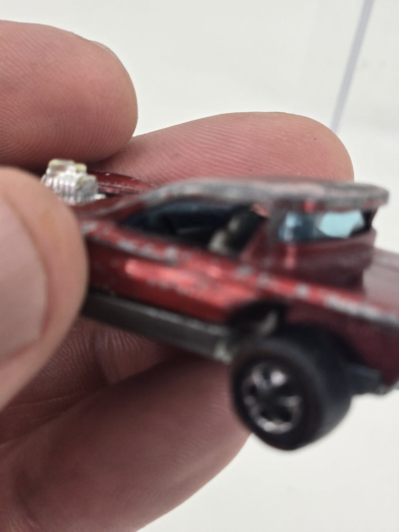 Hot Wheels Redline 1967 Python Early Red Hong Kong Light Interior Black Steering