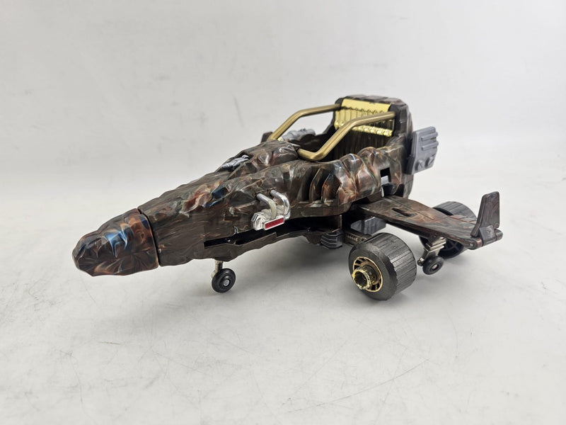 Vintage Gobots Rock Lords Stone Wing Jet Plane Vehicle 1985 Bandai 1 Gun Broken