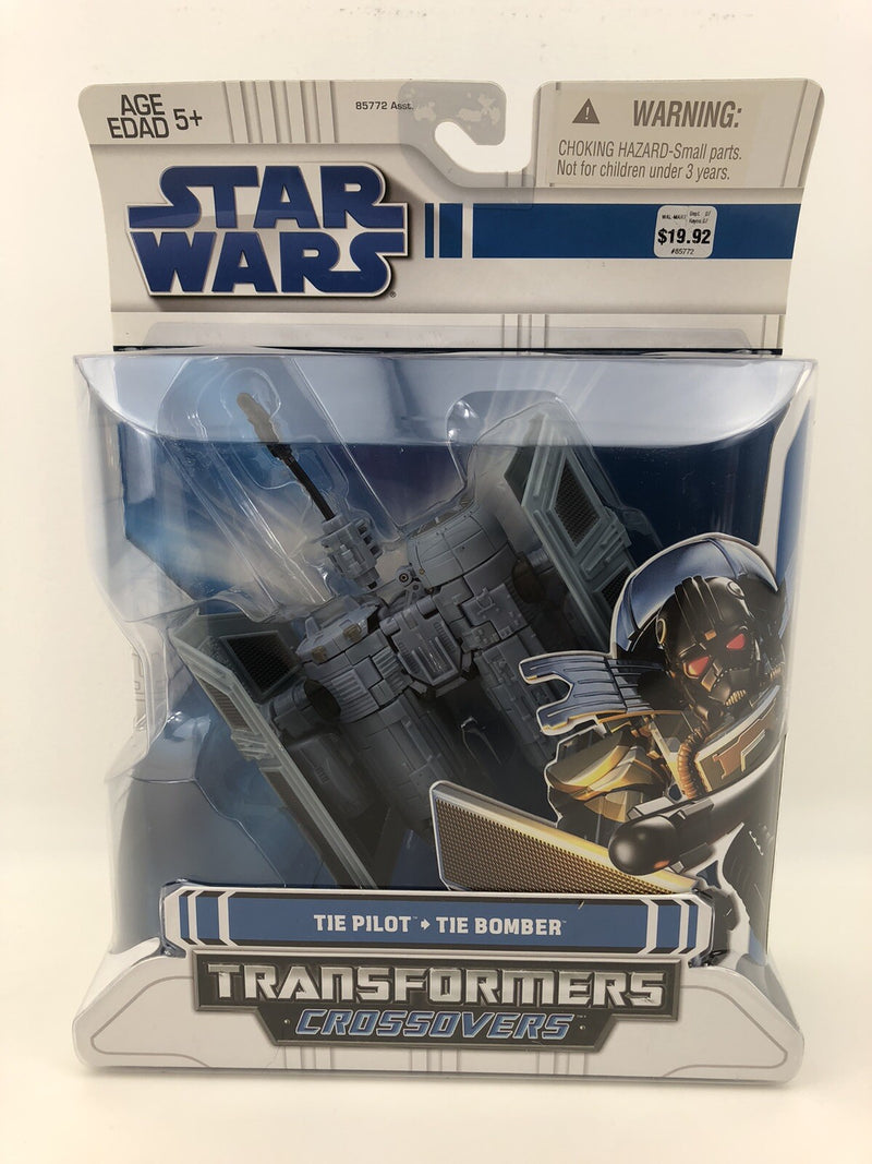 Star Wars Transformers Crossover Tie Pilot Tie Bomber 2008 Hasbro