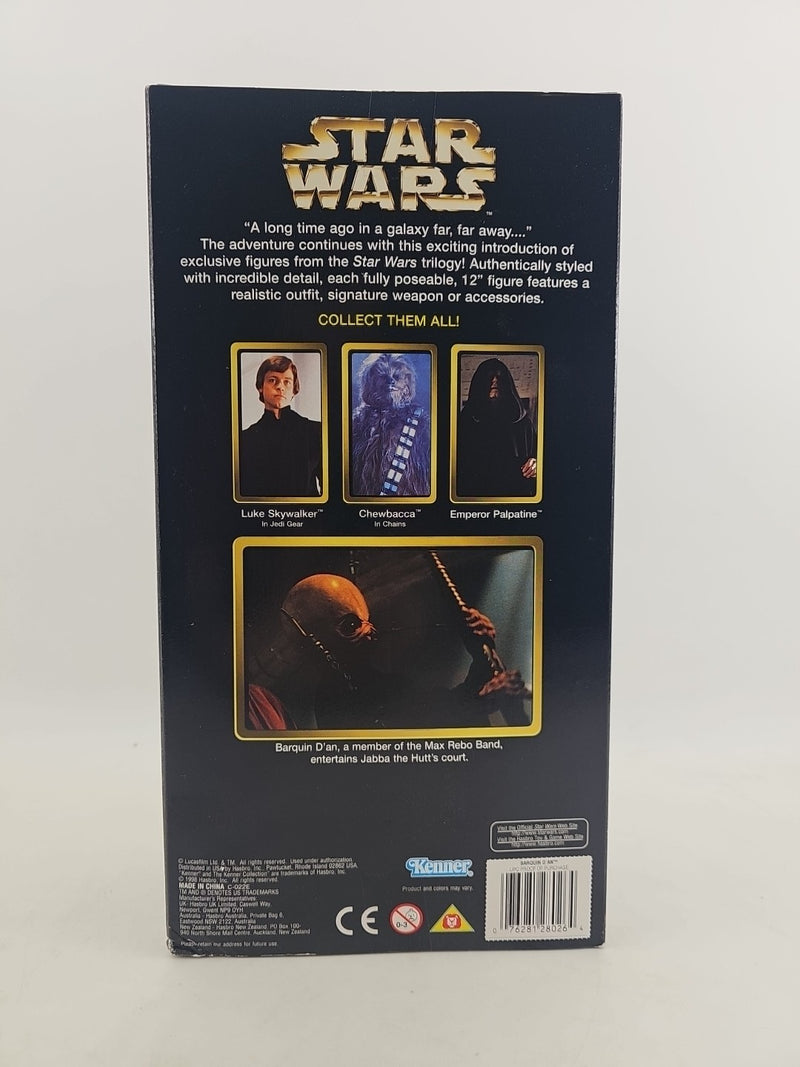 1997 Hasbro Star Wars Collector Series NALAN With Fanfar 12” Cantina Band Figure