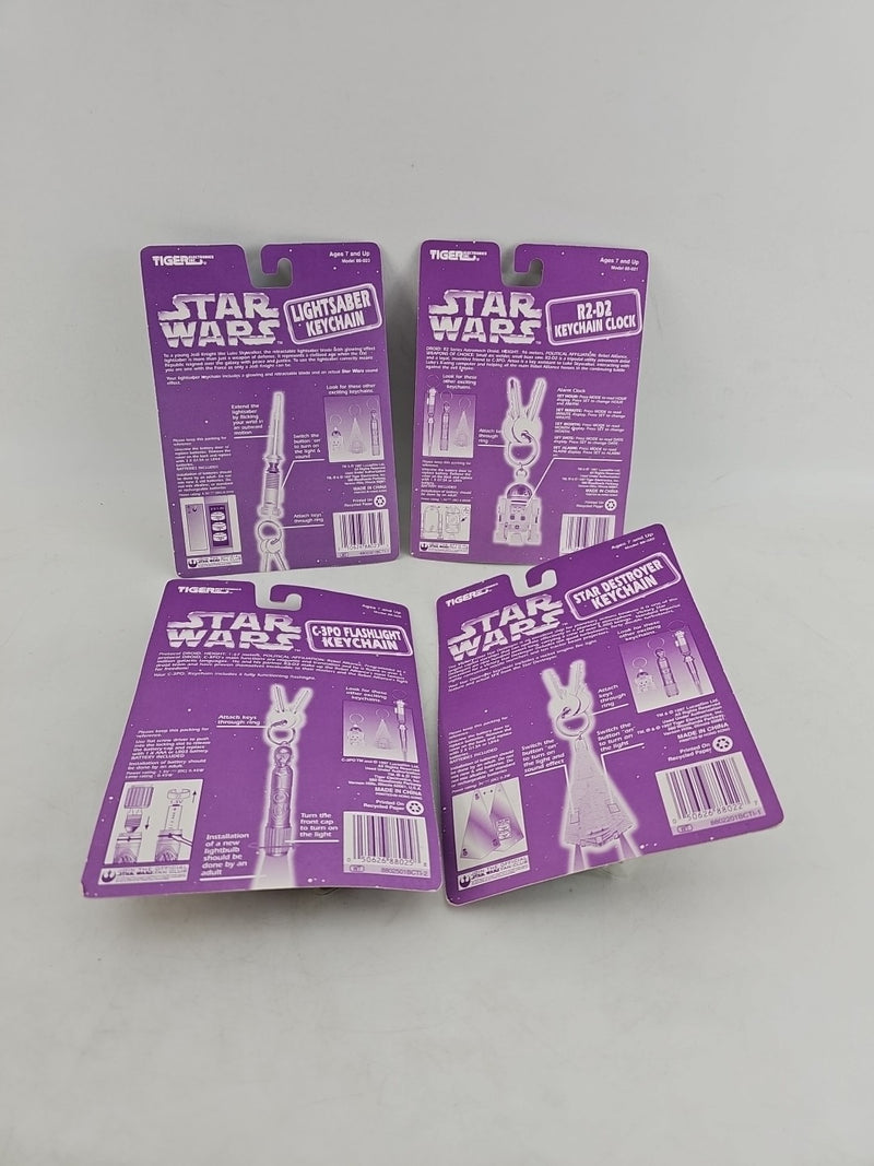 Tiger Electronics Star Wars Set Of Four Keychains