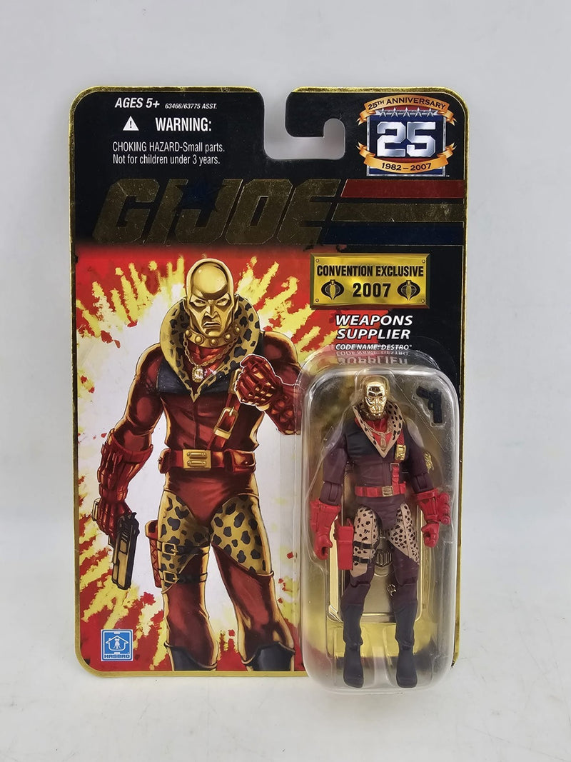 GI Joe SDCC Destro Gold Head Iron Grenadier Hasbro Convention Excl. 2007 MINT