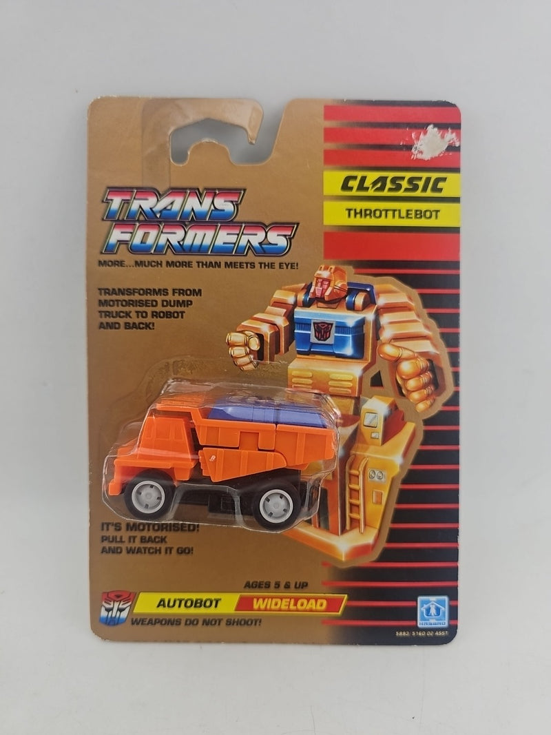 Transformers G1 - 1990 - Throttlebot Autobot Wideload - Hasbro UK Euro Release