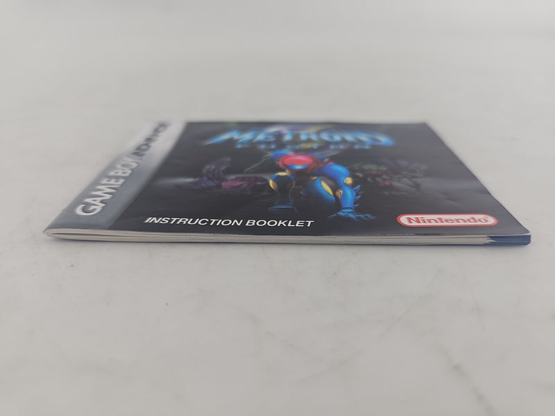 Metroid Fusion (Nintendo Gameboy Advance) Manual Instruction Booklet ONLY