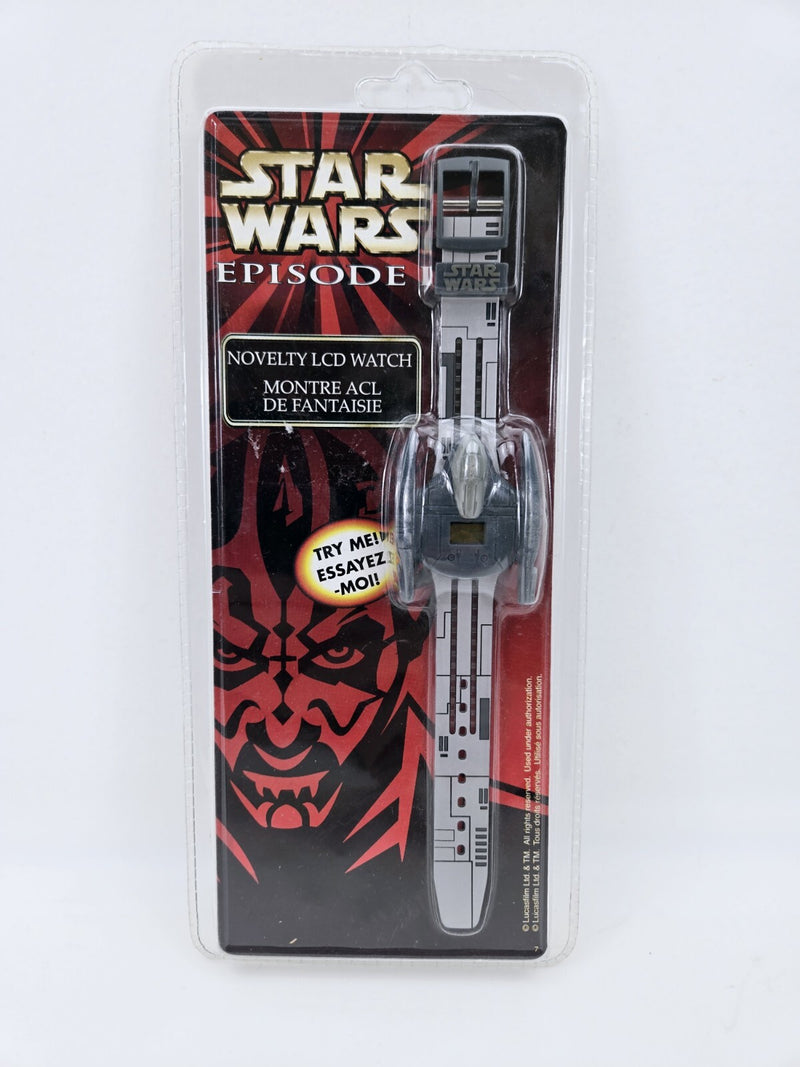 Vintage Star Wars Episode 1 Watch Droids Starfighter 1999 SEALED
