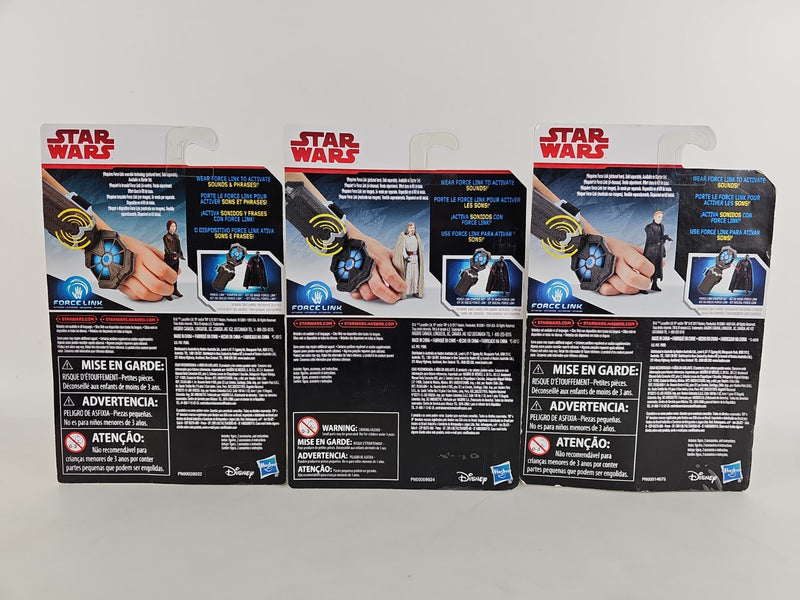 Lot Of 3 Star Wars Force Link 3.75" Action Figures