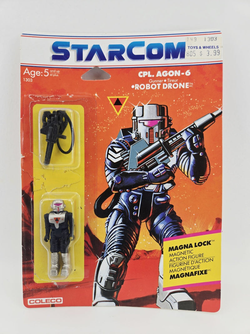 Starcom CPL. AGON-6 Figure 100% Complete Coleco 1986 PLEASE READ