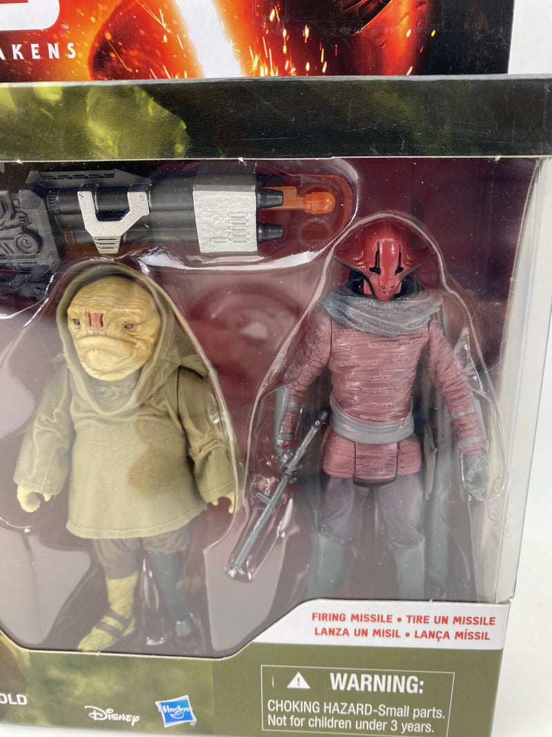 Star Wars 2-Pack 2016 Sidon Ithano & First Mate Quiggold 3.75 2 Pack Sealed