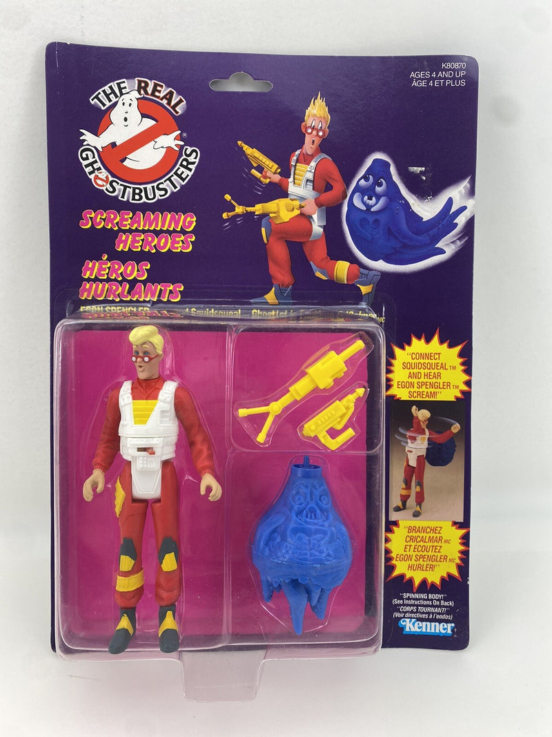 1986 Real Ghostbusters Screaming Heroes Egon Spengler Squidsqueal Canadian Card