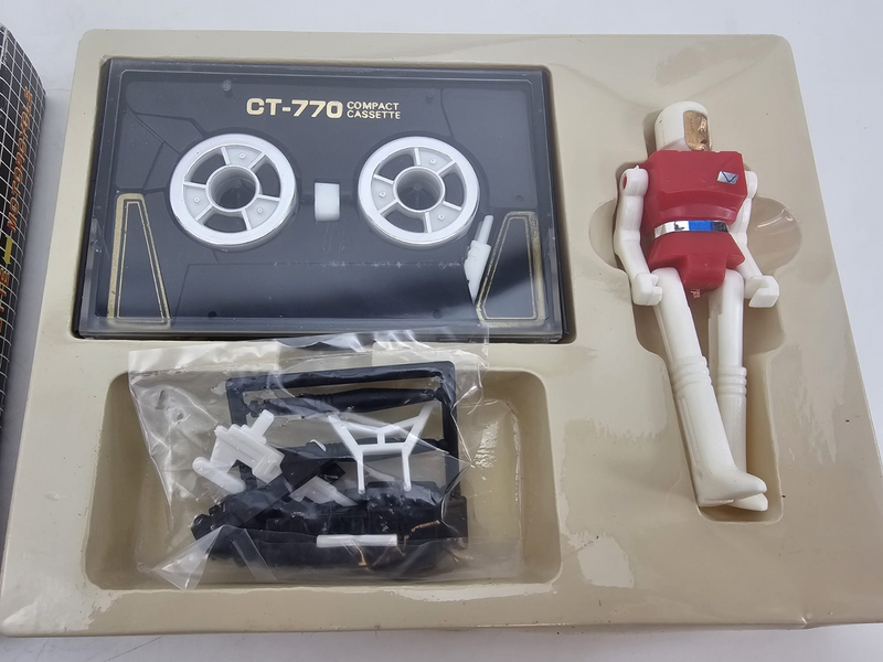 VINTAGE CASSETTE MOTORCYCLE CONVERTIBLE TOYS CT-770 TRANSFORMABL NIB 1980 TAIWAN