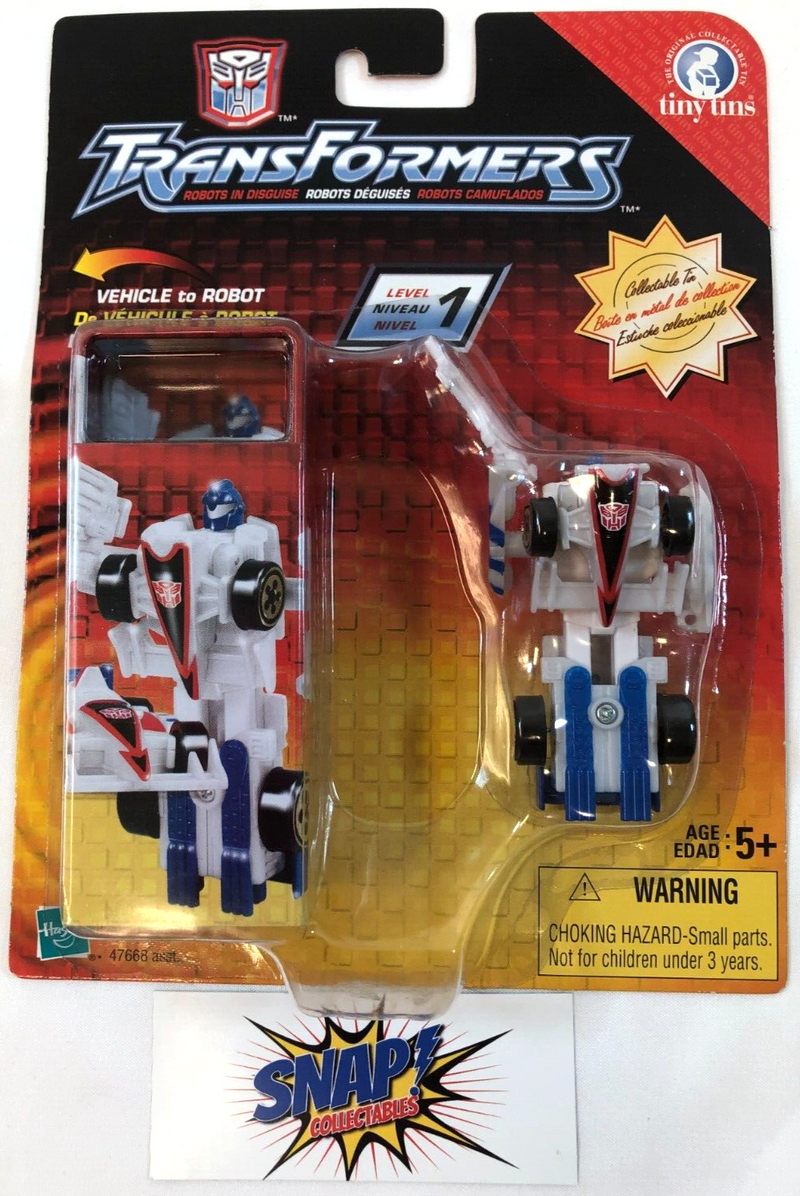 Mirage - Transformers - Tiny Tins - 2003 Hasbro