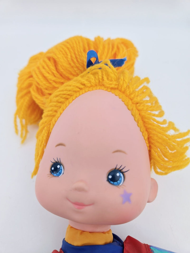 Vintage 1983 RAINBOW BRITE Large 10 Inch Rainbow Brite  Plush Doll CLEAN MINTY