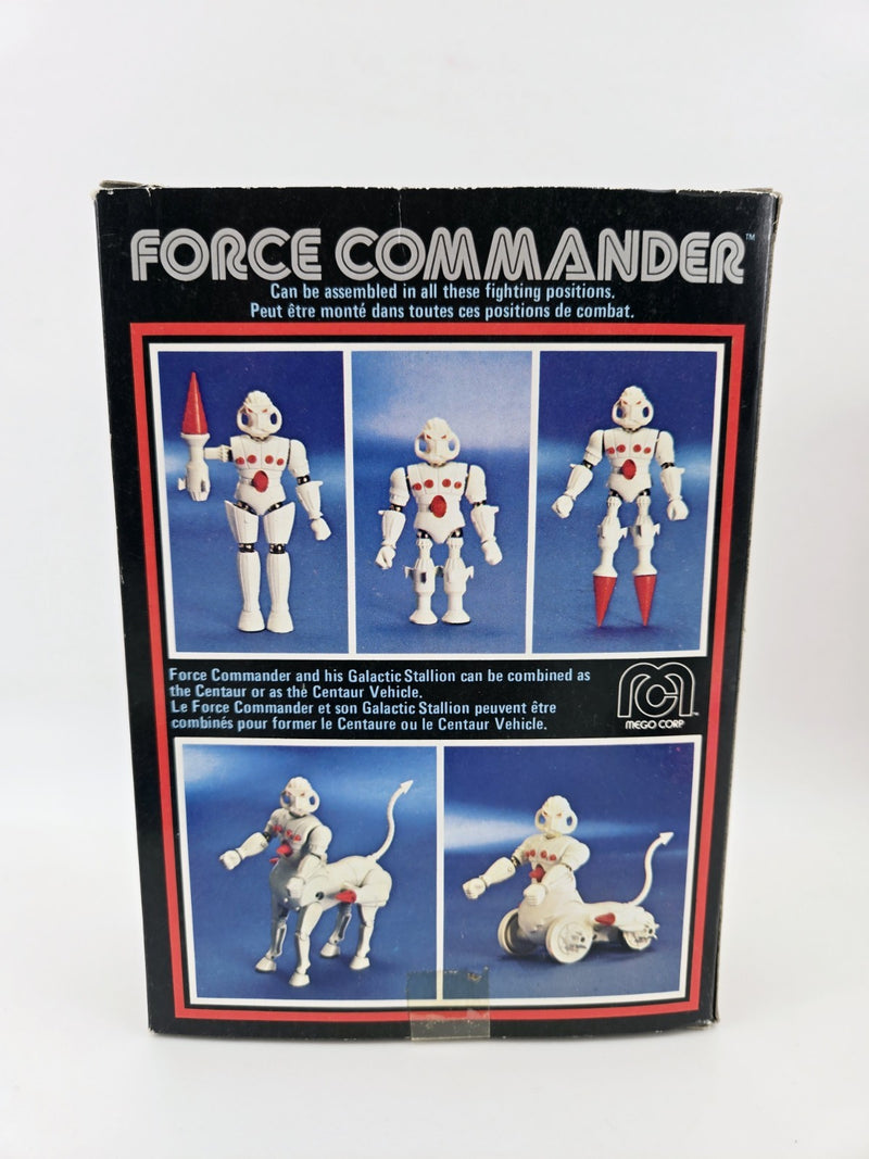 FORCE COMMANDER & BARON KARZA W/ BOX MICRONAUTS 1976 ORIGINAL MEGO