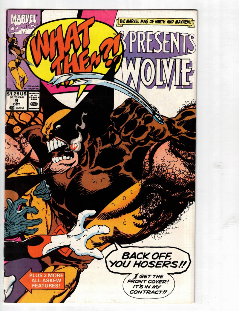 What The--?! #9 1990 Newsstand Variant