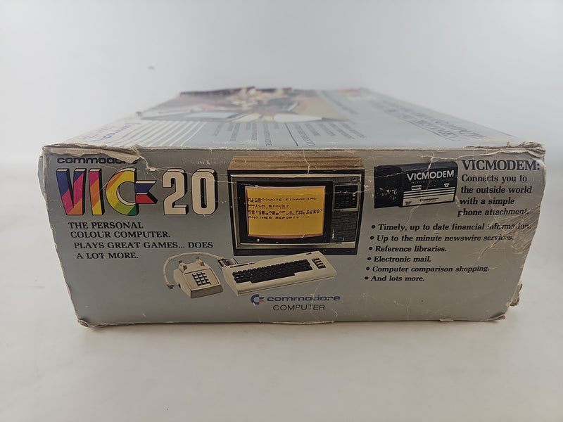 Commodore VIC-20 Personal Computer w/ Joystick, Cassette Unit, Manuals. Untested