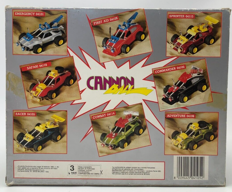 Cannon Ball Racer Vintage Toy Car 1983 Polistil