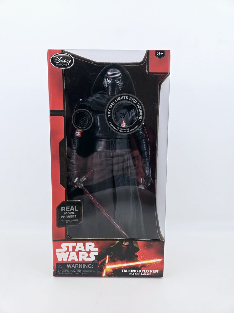 Star Wars Talking Kylo Ren - Real Movie Phrases! UNOPENED, Disney Store New