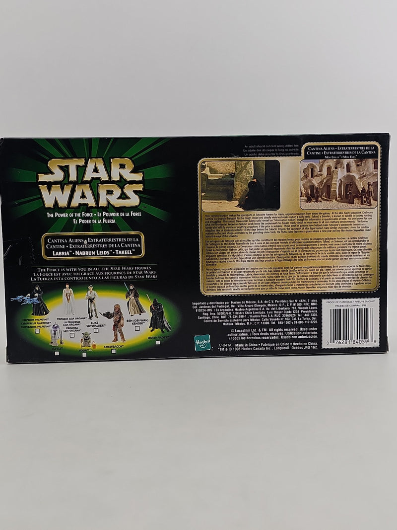 Star Wars Power of the Force POTF Green Card Figure Pack Cantina Aliens Labri