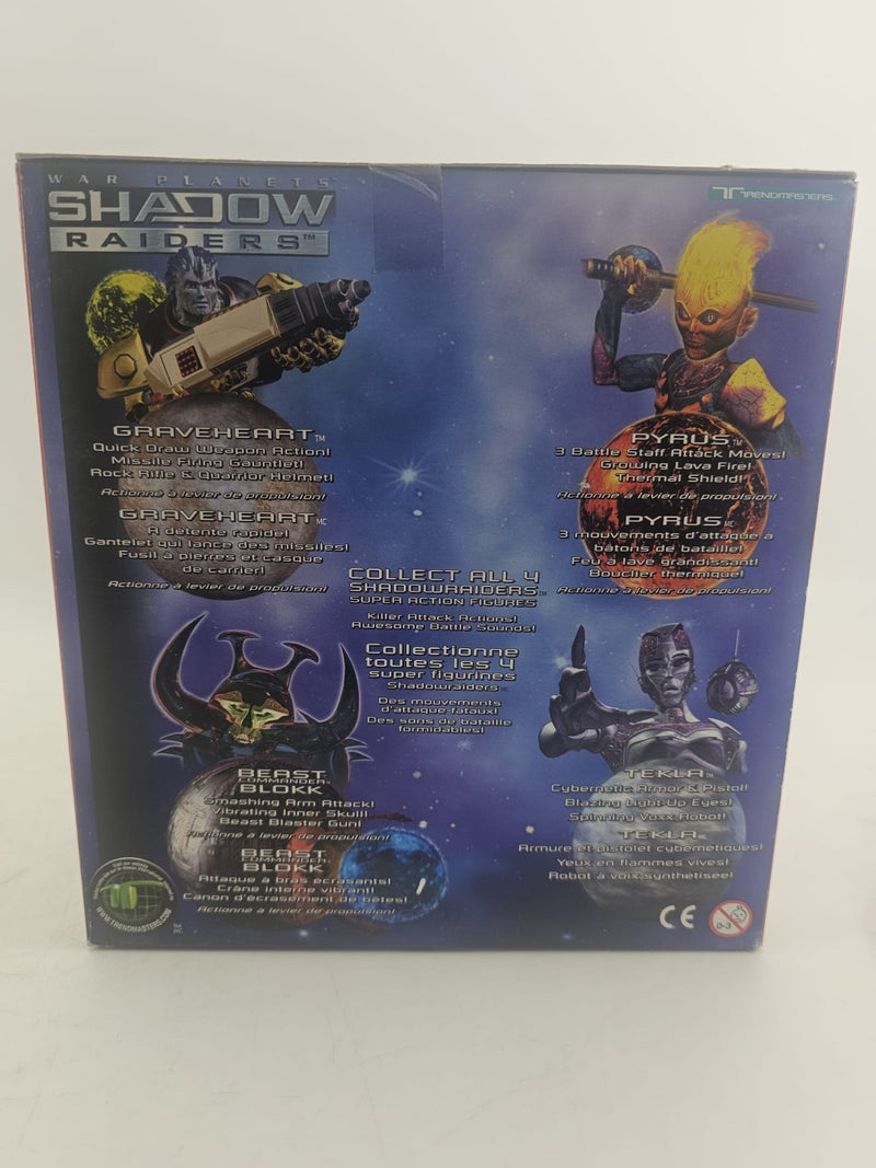 Graveheart- War Planets Shadow Raiders - 1998 Trendmasters RARE