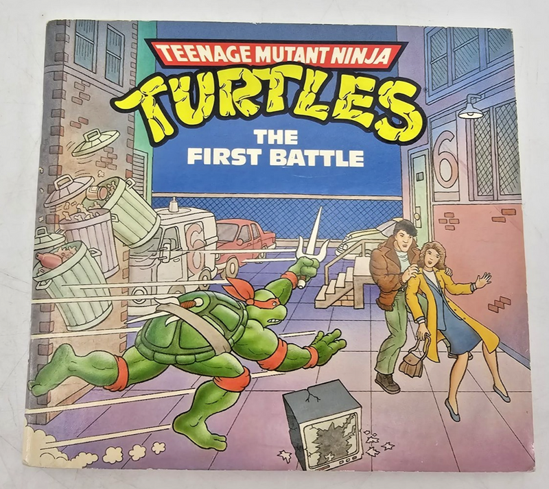 Teenage Mutant Ninja Turtles - The Final Lesson The First Battle 1990 Book Lot