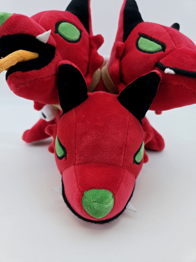 Hades Cerberus Plush Figure 3 Headed Dog Hound of Hell 12” Soft Plushie-Unsealed