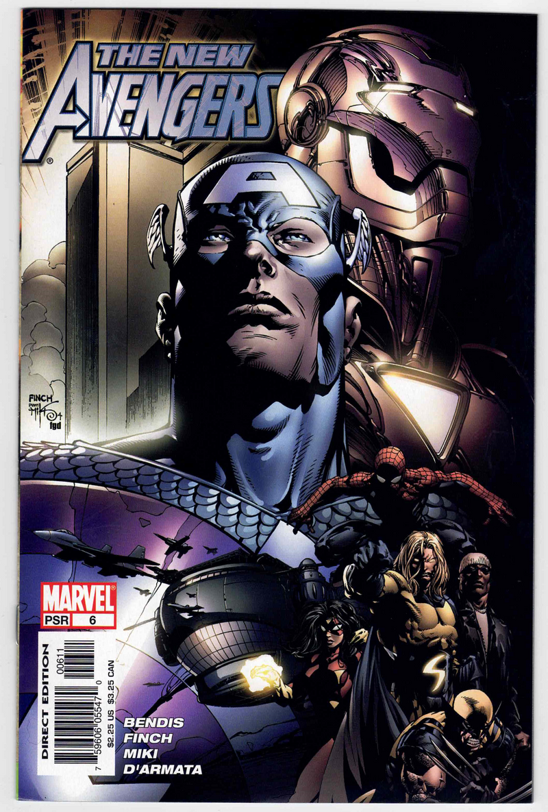 The New Avengers #6 2nd Maria Hill 2005 Marvel Comics