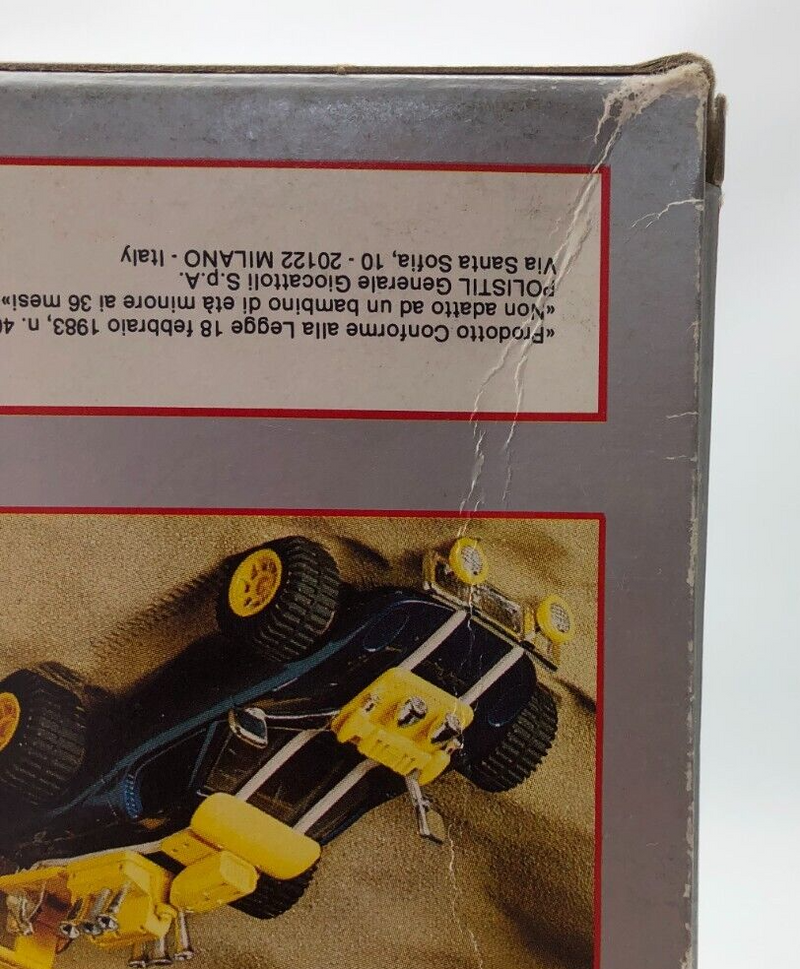 Cannon Ball Racer Vintage Toy Car 1983 Polistil