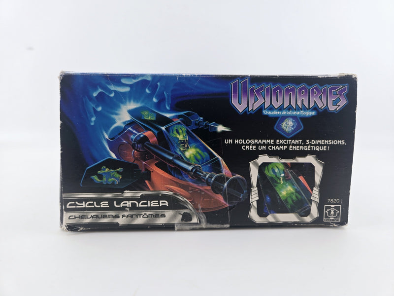 Hasbro Visionaries Lancer Cycle with Ectar 100% Complete Box Instuctions Poster