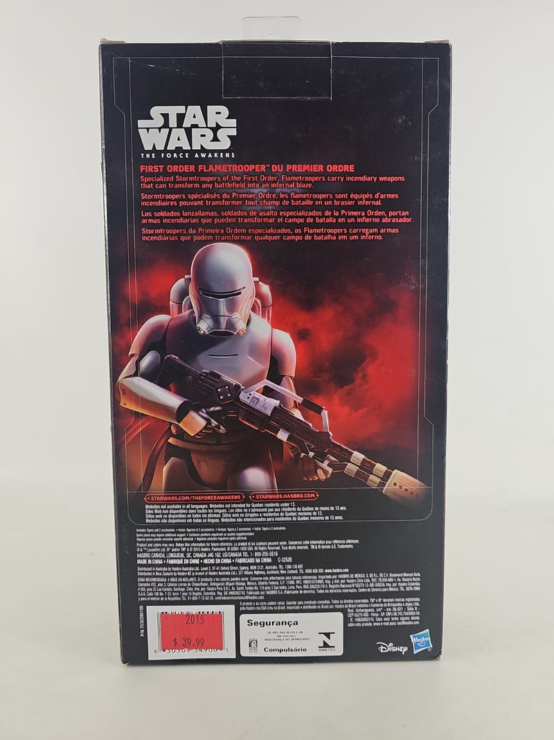 Star Wars 12" Action Figure First Order Flame Trooper Hasbro