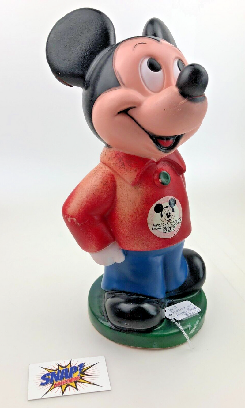 Mickey Mouse - Walt Disney Mickey Mouse Club Plastic Piggy Bank - Play Pal