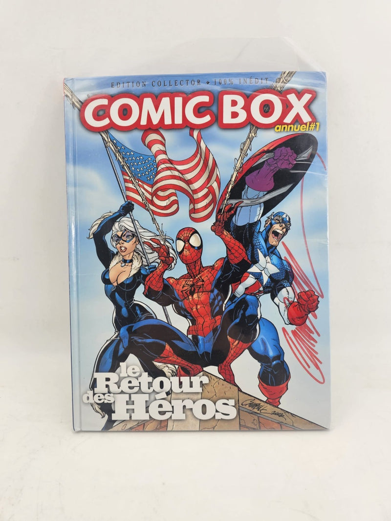 COMIC BOX ANNUEL  - LE RETOUR DES HEROS SIGNED J. SCOTT CAMPBELL