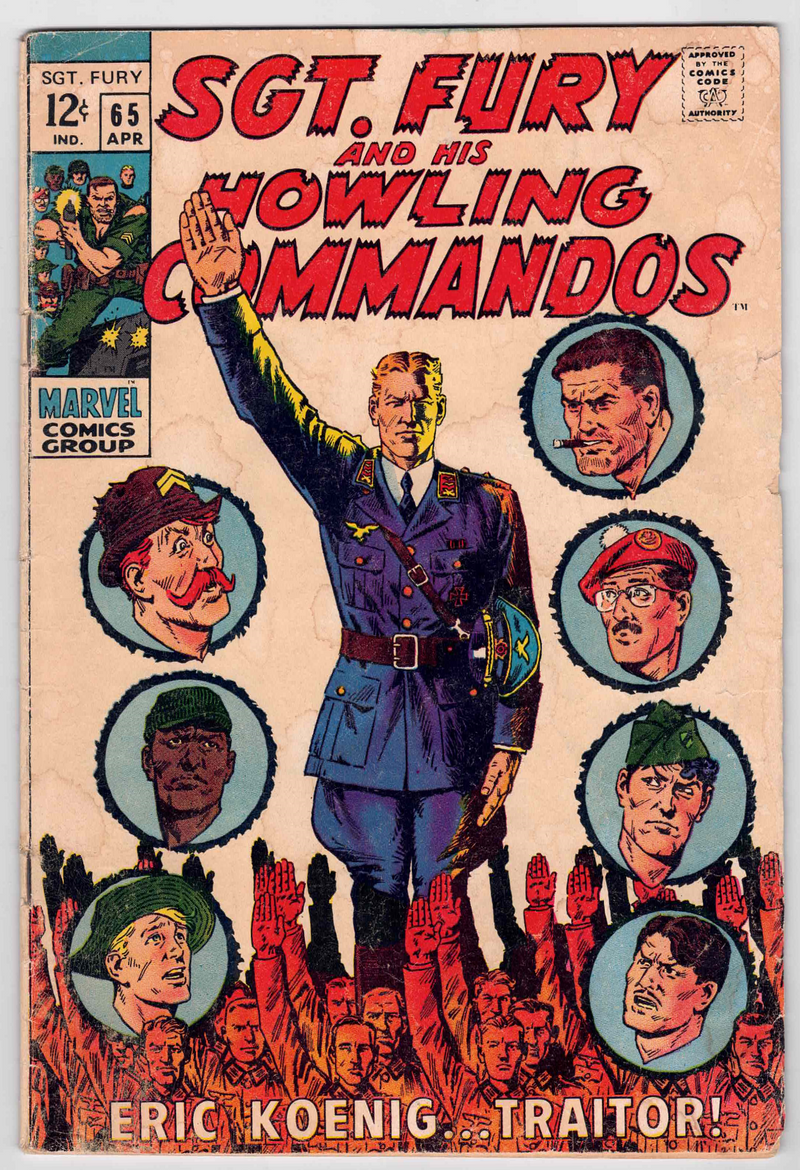 Sgt. Fury  and his Howling Commandos #65 1969 Marvel Comics