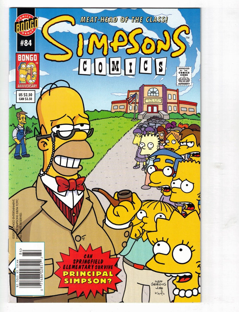 The Simpsons #84 2003 Newsstand Variant