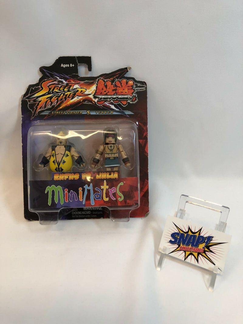 Rufus Vs. Julia - Street Fighter VS. Tekken - Minimates
