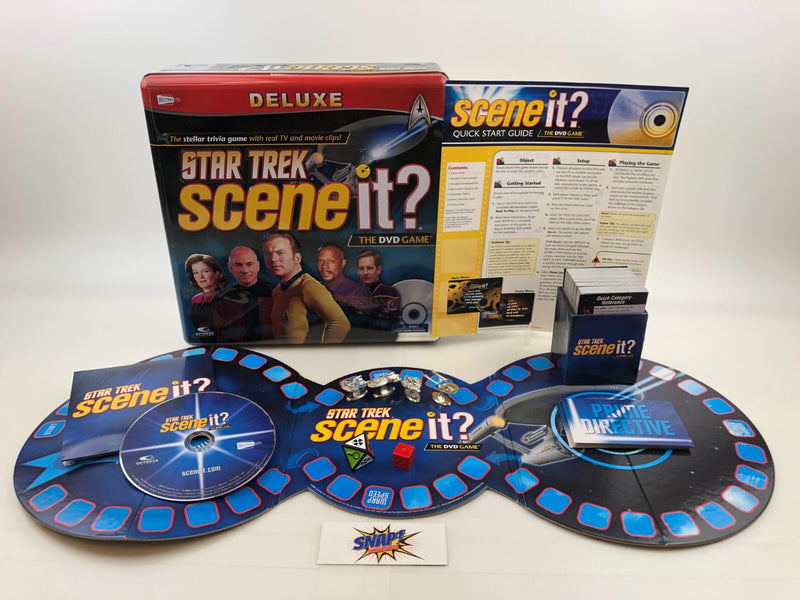 Star Trek Scene It The DVD Trivia Game 2009 Screen Life Open Box