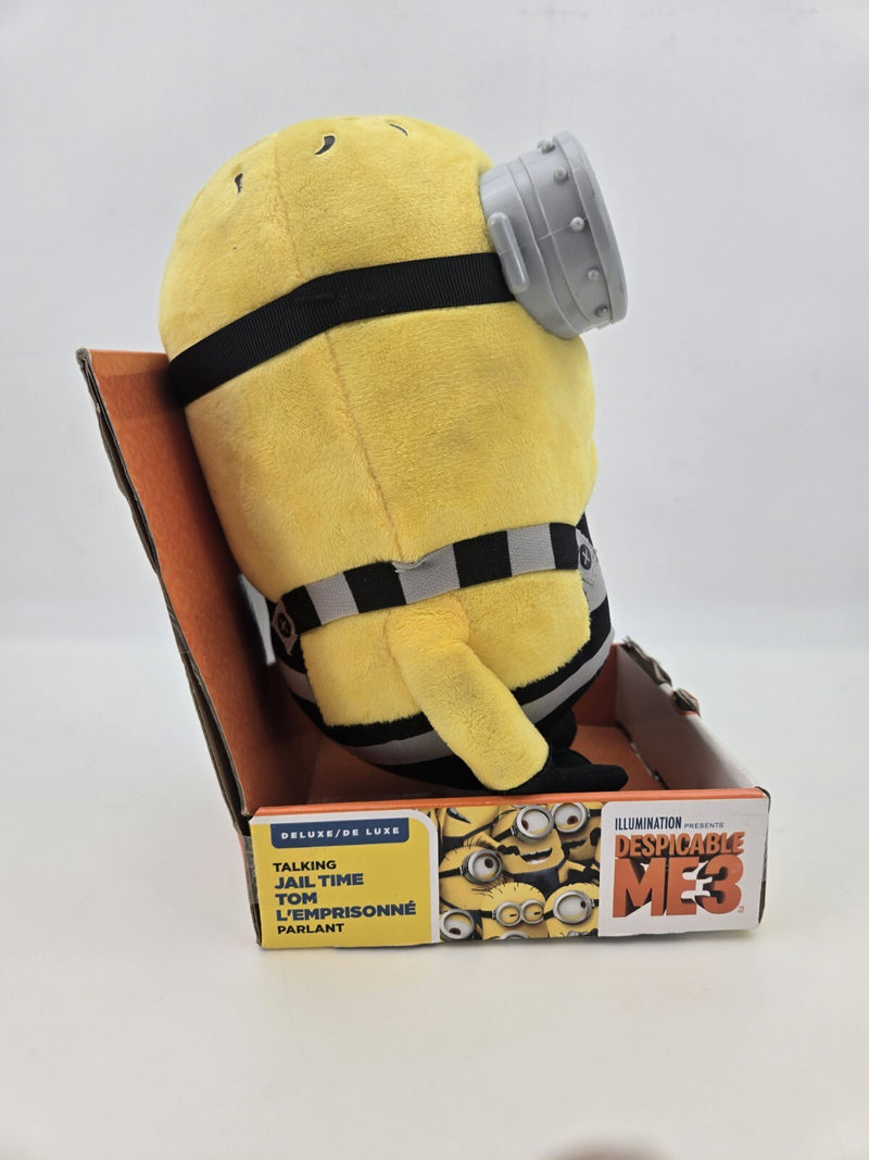 Despicable Me 3 Deluxe Talking Jail Time Tom Minion 9" Plush WALMART EXCLUSIVE