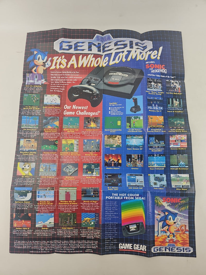 Golden Axe 2 Sega Genesis Poster Insert