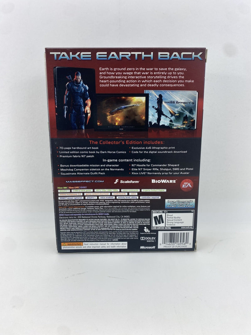 Xbox 360 Mass Effect 3 Collectors Edition