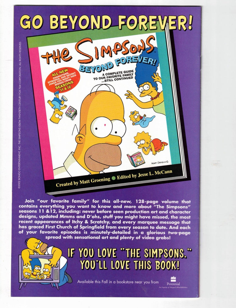 Futurama Simpsons Infinitely Secret Crossover Crisis #1 2003