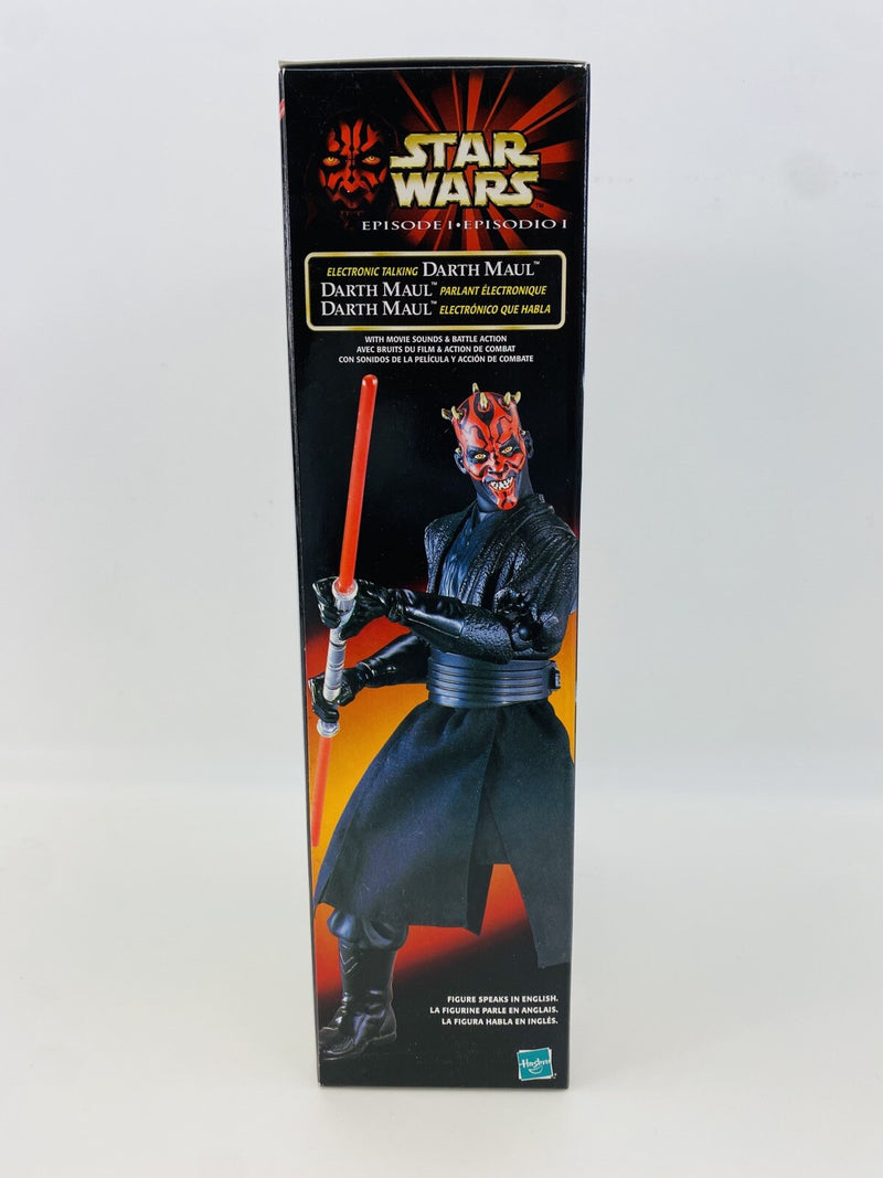 Darth Maul 1999 Electronic 12" STAR WARS Action Figure Talking CASE FRESH