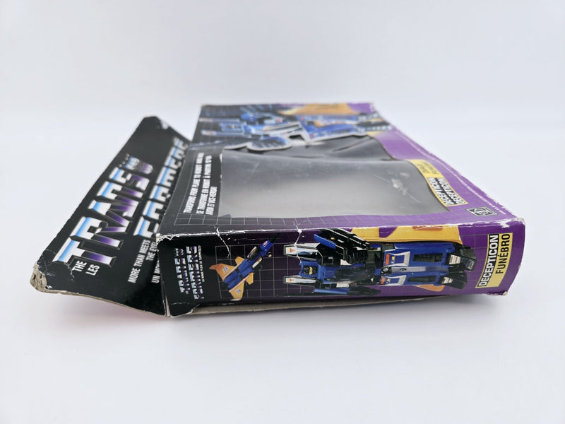Dirge 1985 G1 TRANSFORMERS Vintage 100% COMPLETE CANADIAN BOX INSTRUCTIONS AUTH