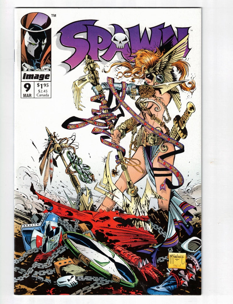 Spawn #9 1993 1st App Angela