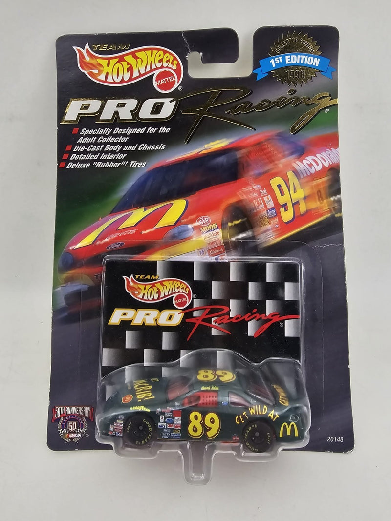 1998 Team Hot Wheels Pro Racing Collector Preview Edition Bill Elliot #94 NASCAR