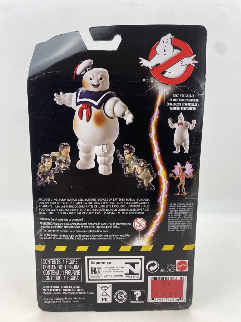 Ghostbusters 6 Inch Stay Puft Marshmallow Man 2016 Light Up Works Burnt Version