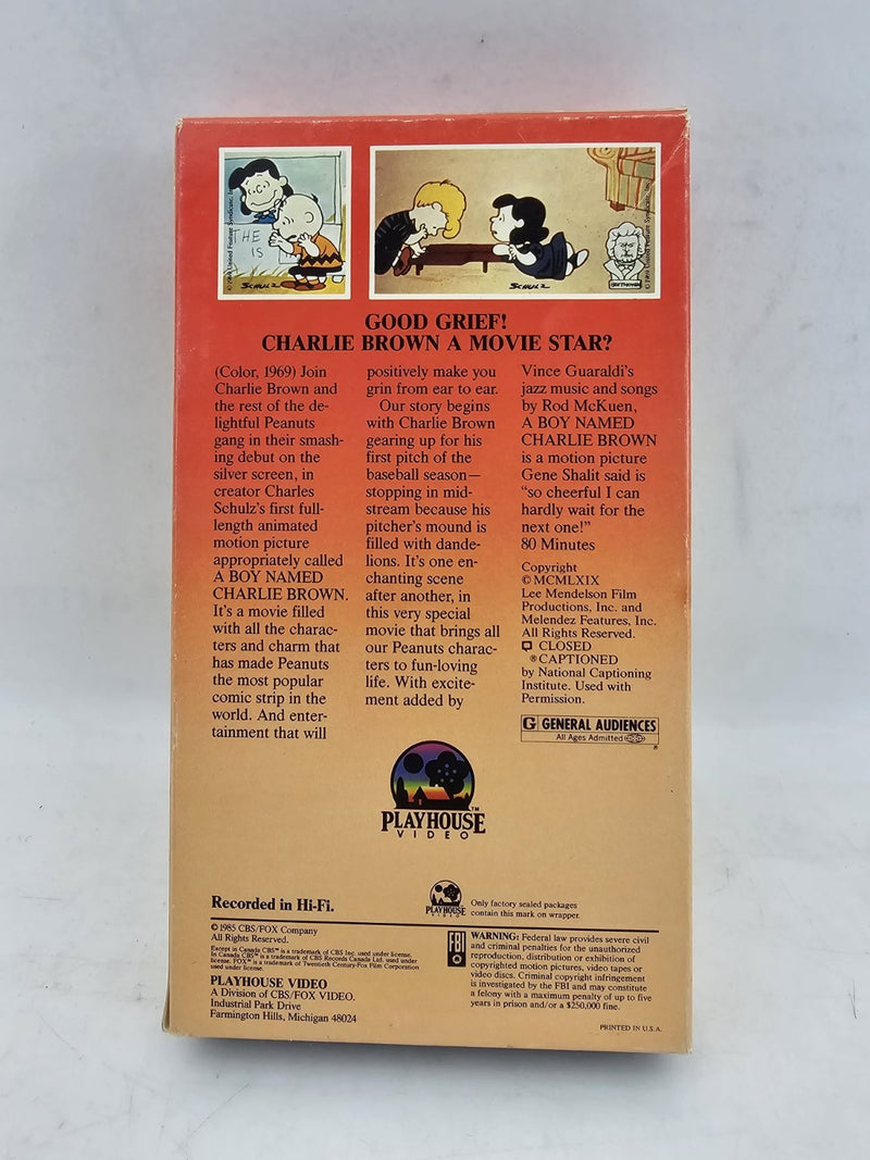 Peanuts Charlie Brown lot of 4 VHS VINTAGE