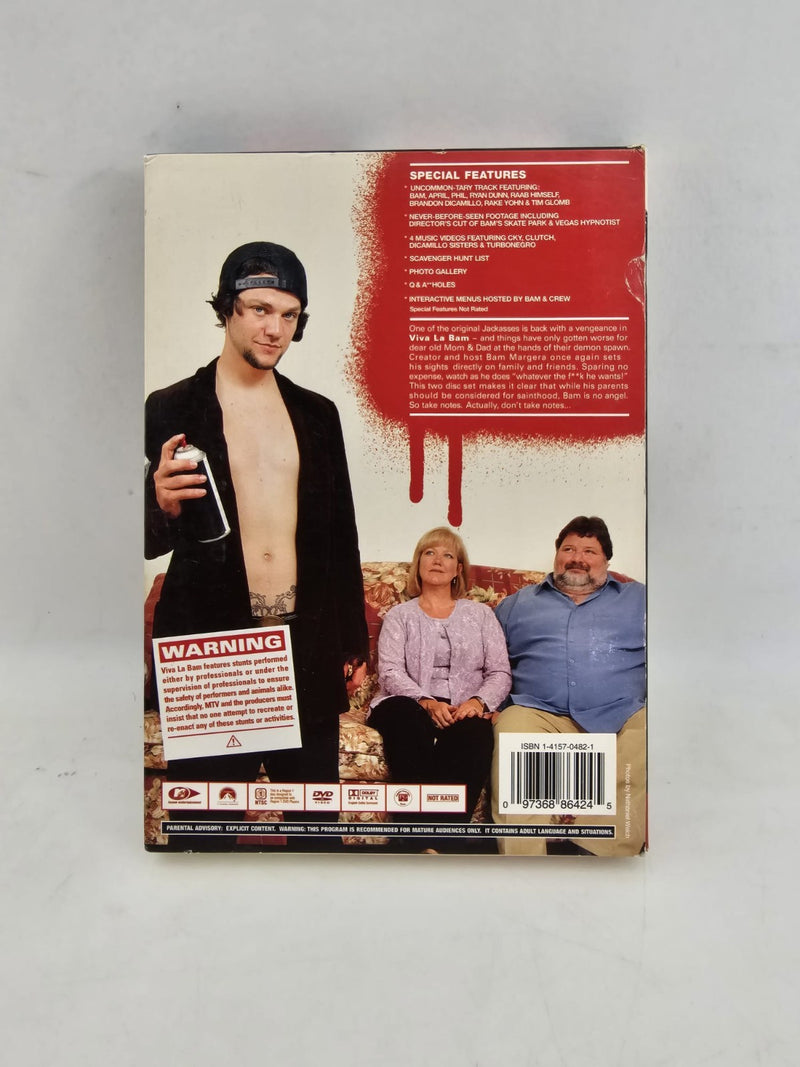 Viva La Bam The Complete First Season 2-Disc DVD Set 2003 Bam Margera MTV