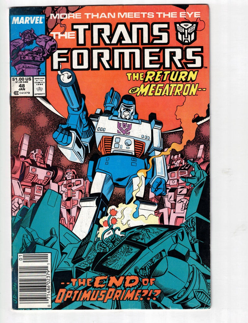 Transformers #48 1989 Newsstand Variant