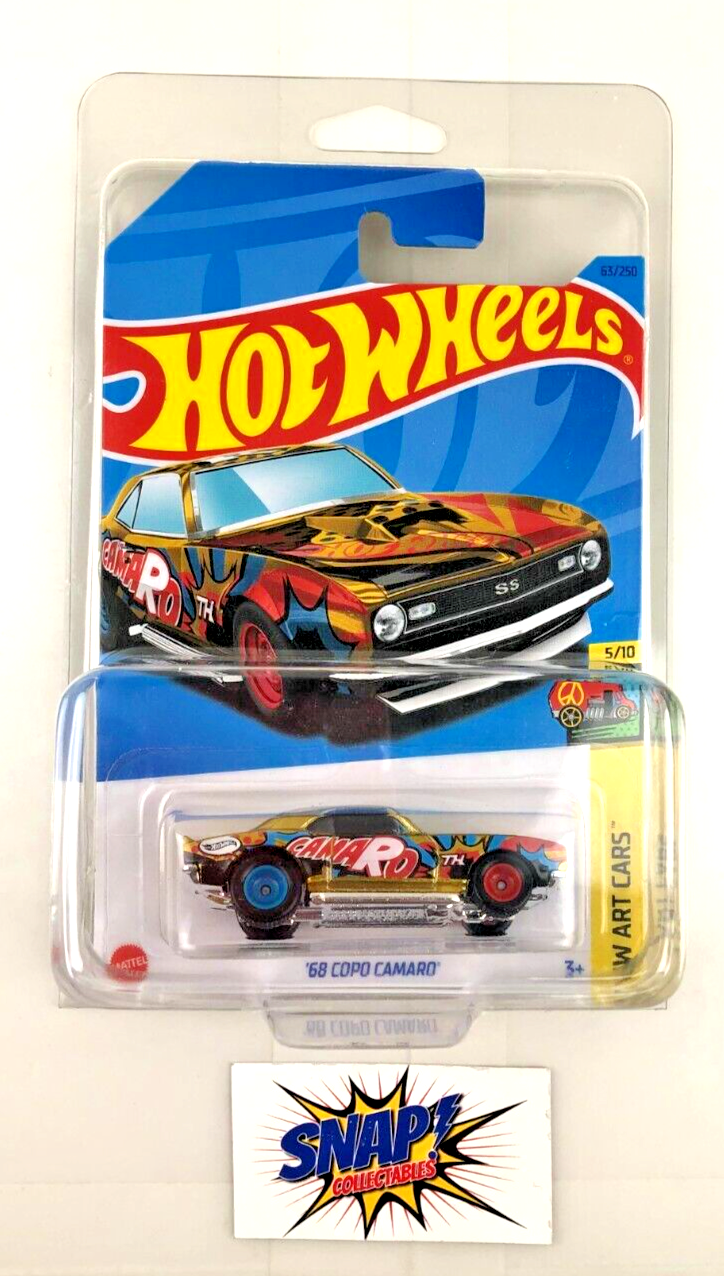 '68 Copo Camaro HW Art Cars Hot Wheels 2021 Mattel
